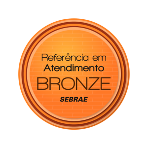 Selo SEBRAE Referencia em Atendimento Bronze 2024
